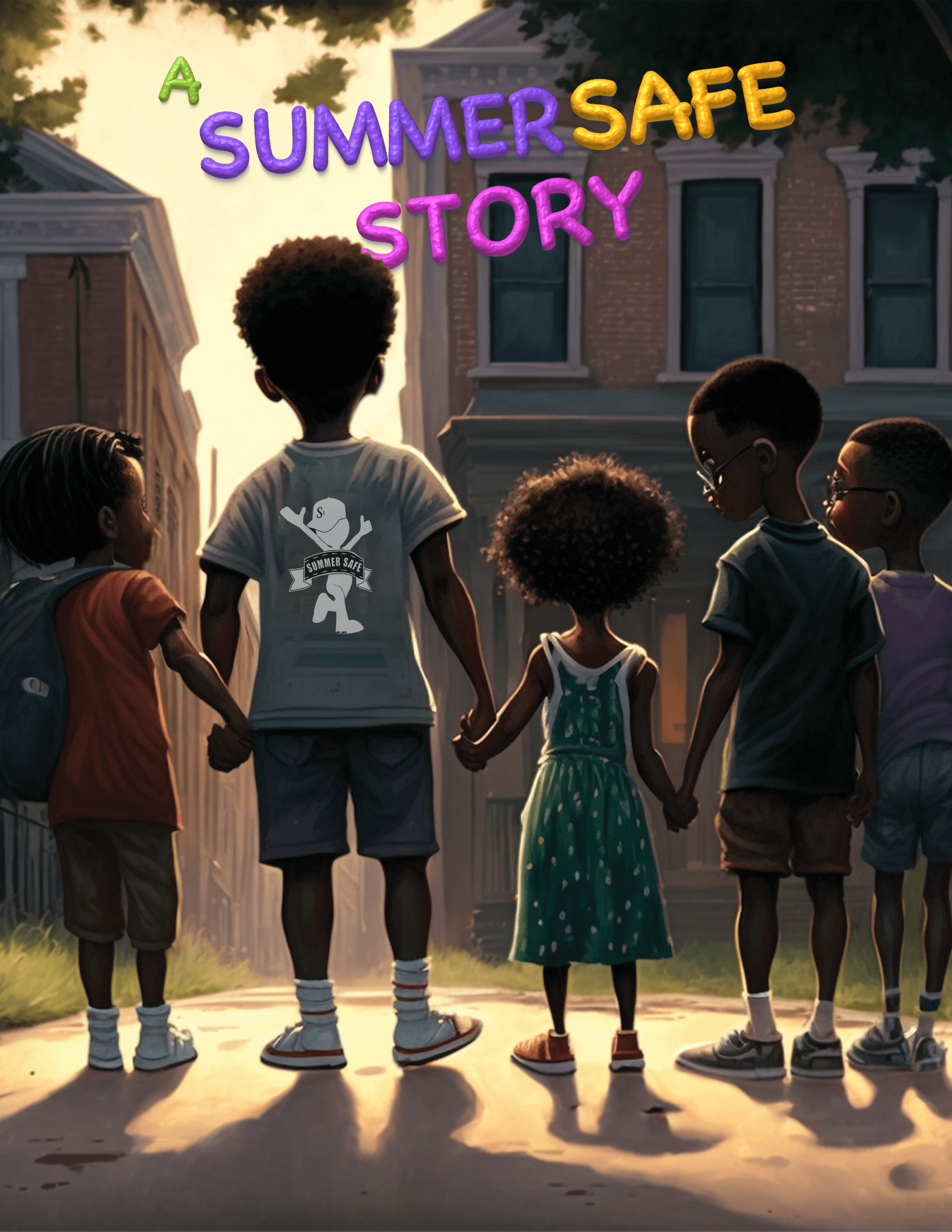 a summer safe story book cover