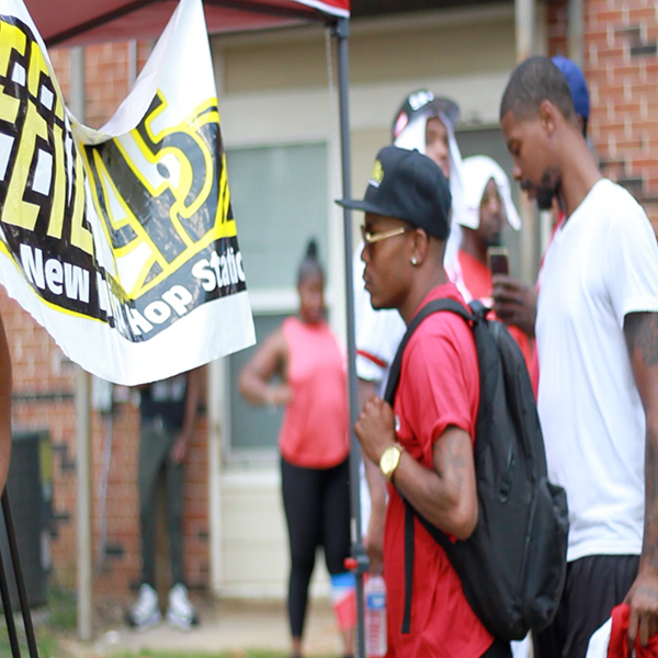Midnight Basketball - Guys Holding Up Heal America T-shirts